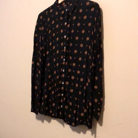 FREE PEOPLE - Pattern Button Up - Picture 1 of 6
